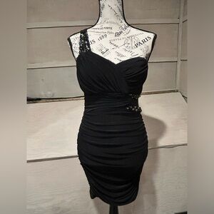 Little Black Dress with sparkle gem stones